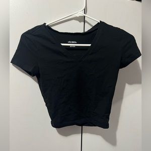 Black crop Tshirt from Target